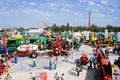 KROPIVNITSKIY; UKRAINE Ã¢â¬â 22 September; 2017: Panoramic view agricultural exhibition Agroexpo-2017. Exhibitors, Visitors